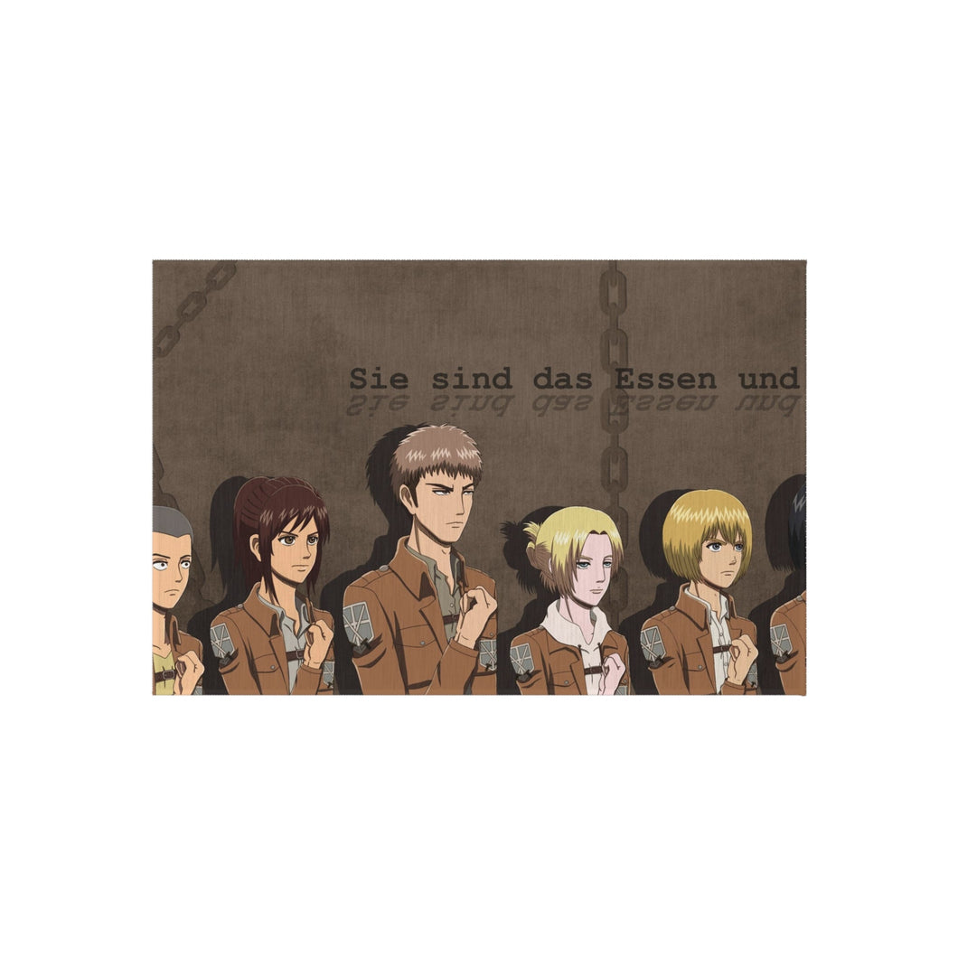 Anime Attack On Titan Rug