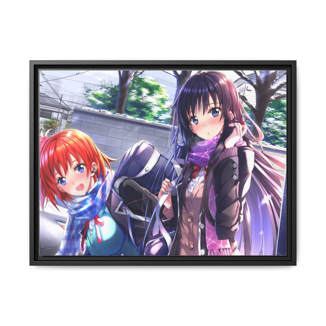 Anime My Teen Romantic Comedy SNAFU Canvas Framed Art Print