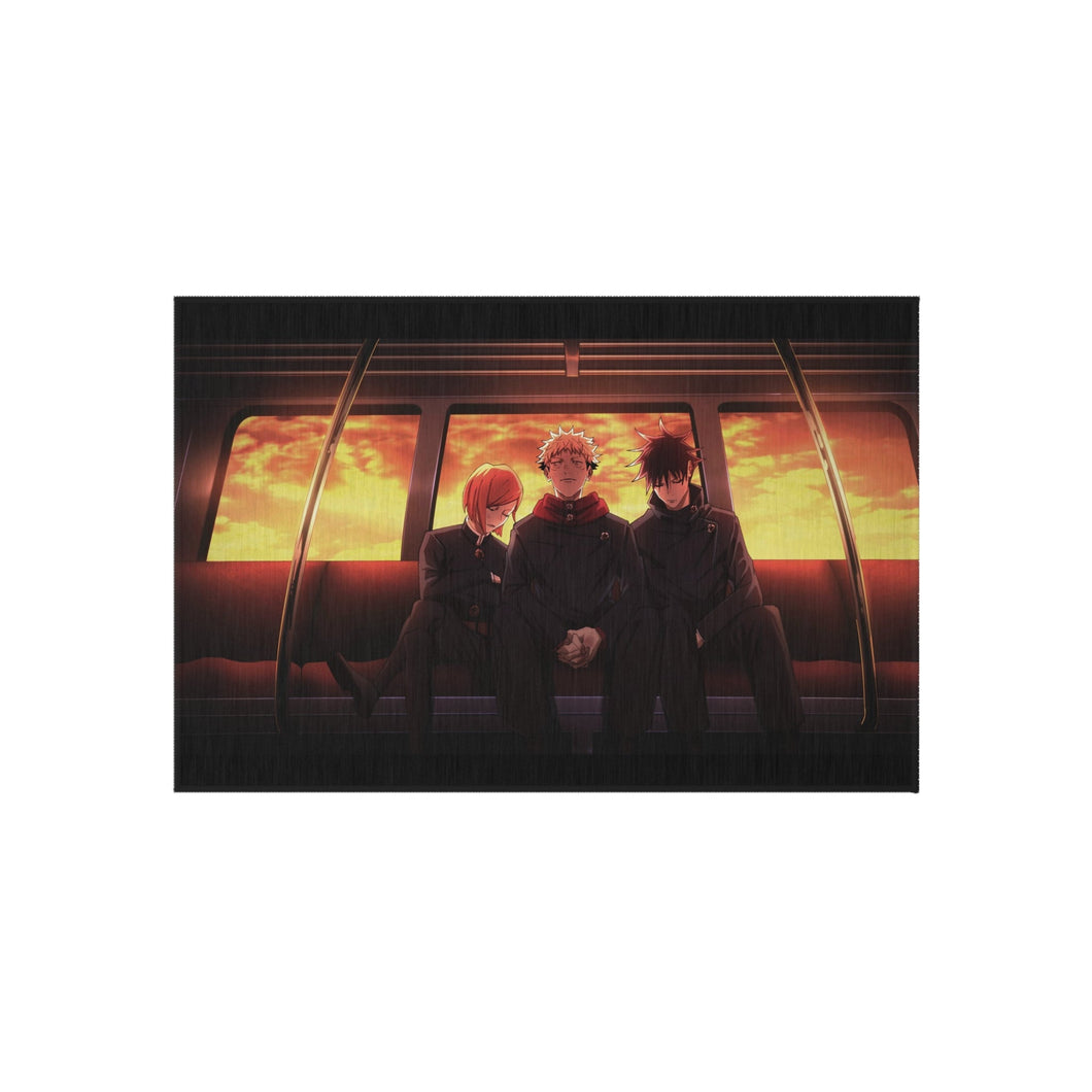 Jujutsu Kaisen Megumi Fushiguro, Nobara Kugisaki Rug