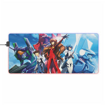 Load image into Gallery viewer, Neon Genesis Evangelion Shinji Ikari, Rei Ayanami RGB LED Mouse Pad (Desk Mat)
