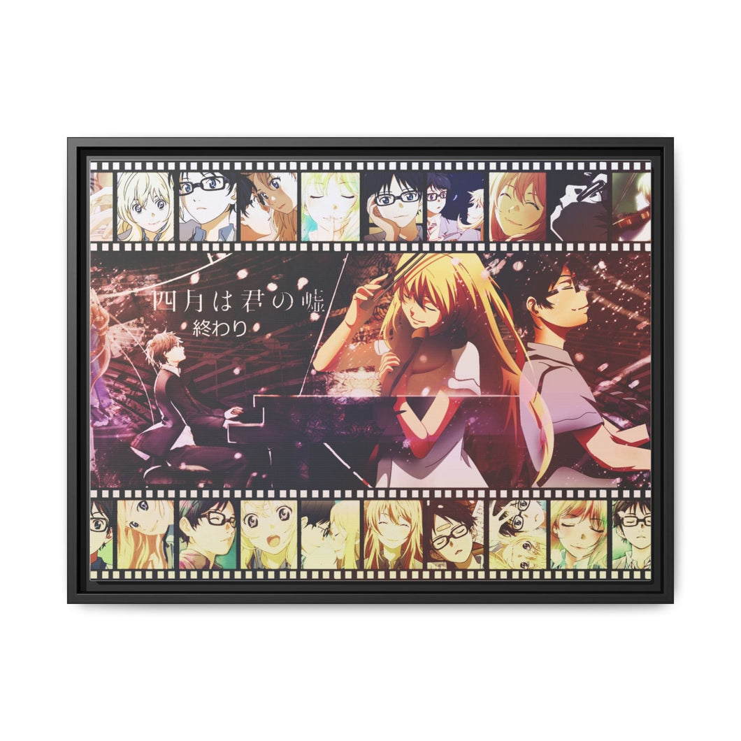 Anime Your Lie in April Canvas Framed Art Print