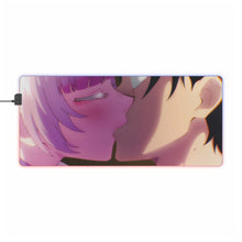 Load image into Gallery viewer, NazunaXYamori Kissing Closeup RGB LED Mouse Pad (Desk Mat)

