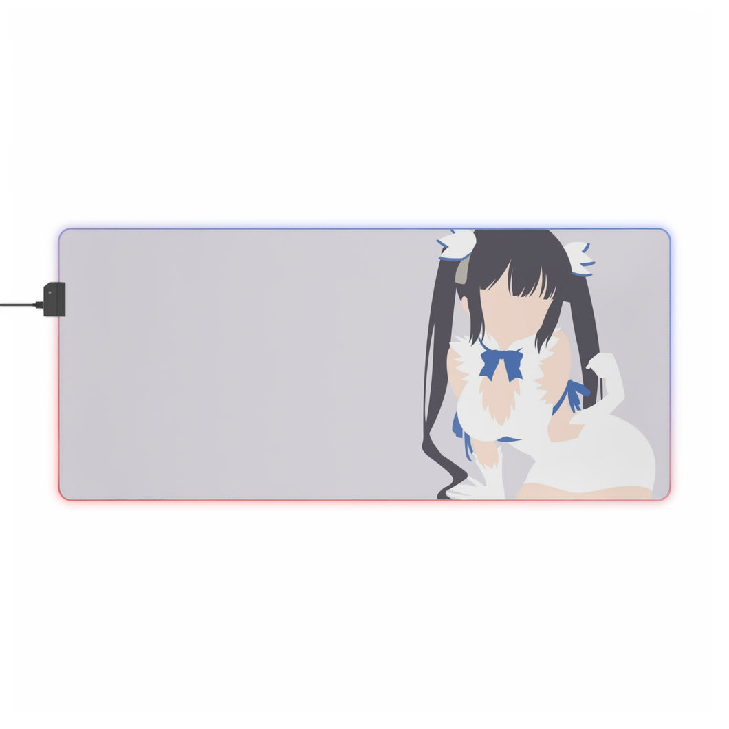 Is It Wrong to Try to Pick Up Girls in a Dungeon? Hestia RGB LED Mouse Pad (Desk Mat)