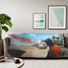 Load image into Gallery viewer, Grandpa son gohan Sherpa Blanket
