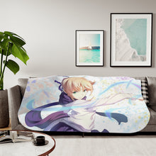 Load image into Gallery viewer, Anime Fate/Stay Night Sherpa Blanket
