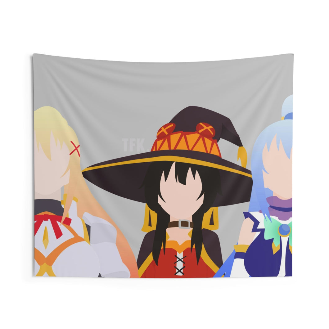 KonoSuba - God’s blessing on this wonderful world!! Indoor Wall Tapestry