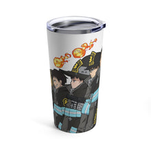 Load image into Gallery viewer, Fire Force Shinra Kusakabe, Iris, Arthur Boyle, Maki Oze, Akitaru Oubi Tumbler 20oz
