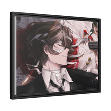Load image into Gallery viewer, Osamu Dazai Canvas Framed Art Print
