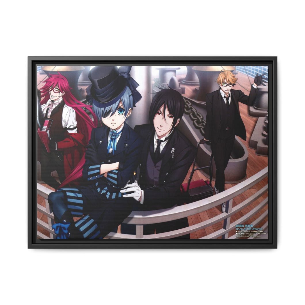 Anime Black Butler Canvas Framed Art Print