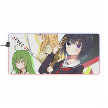 Load image into Gallery viewer, Anime Armed Girl's Machiavellism RGB LED Mouse Pad (Desk Mat)
