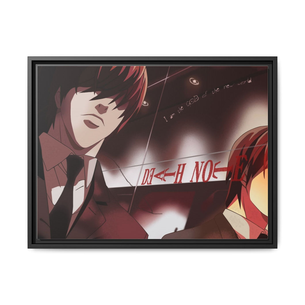 Anime Death Note Canvas Framed Art Print