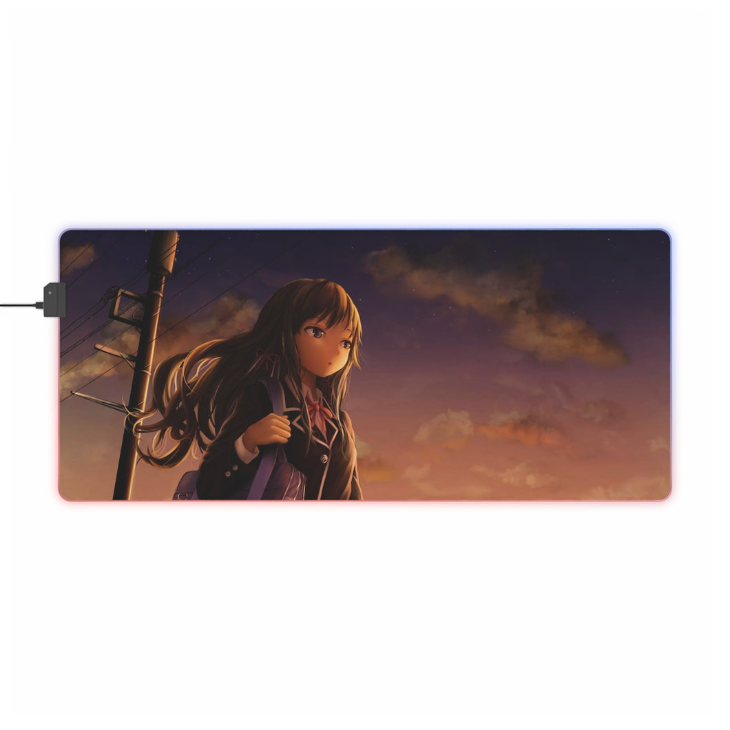 My Teen Romantic Comedy SNAFU Yukino Yukinoshita RGB LED Mouse Pad (Desk Mat)