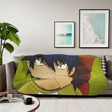 Load image into Gallery viewer, Blue Exorcist Sherpa Blanket
