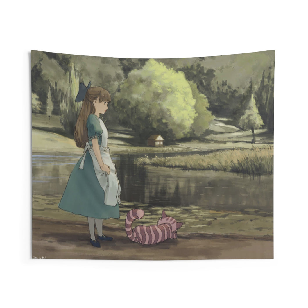 Anime Alice In Wonderland Indoor Wall Tapestry