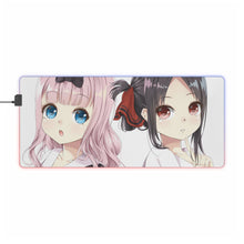 Load image into Gallery viewer, Kaguya and Chika RGB LED Mouse Pad (Desk Mat)
