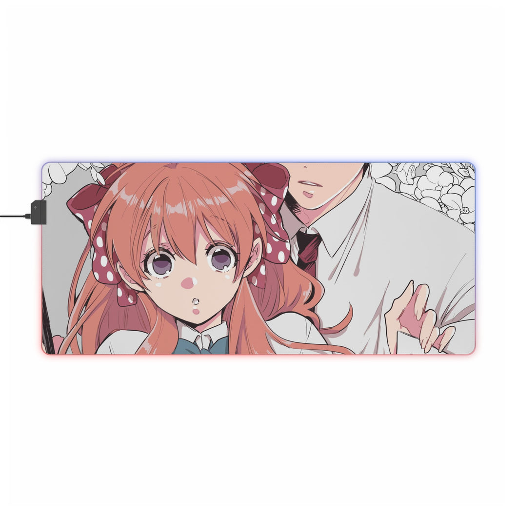 Monthly Girls' Nozaki-kun Chiyo Sakura, Umetarou Nozaki RGB LED Mouse Pad (Desk Mat)