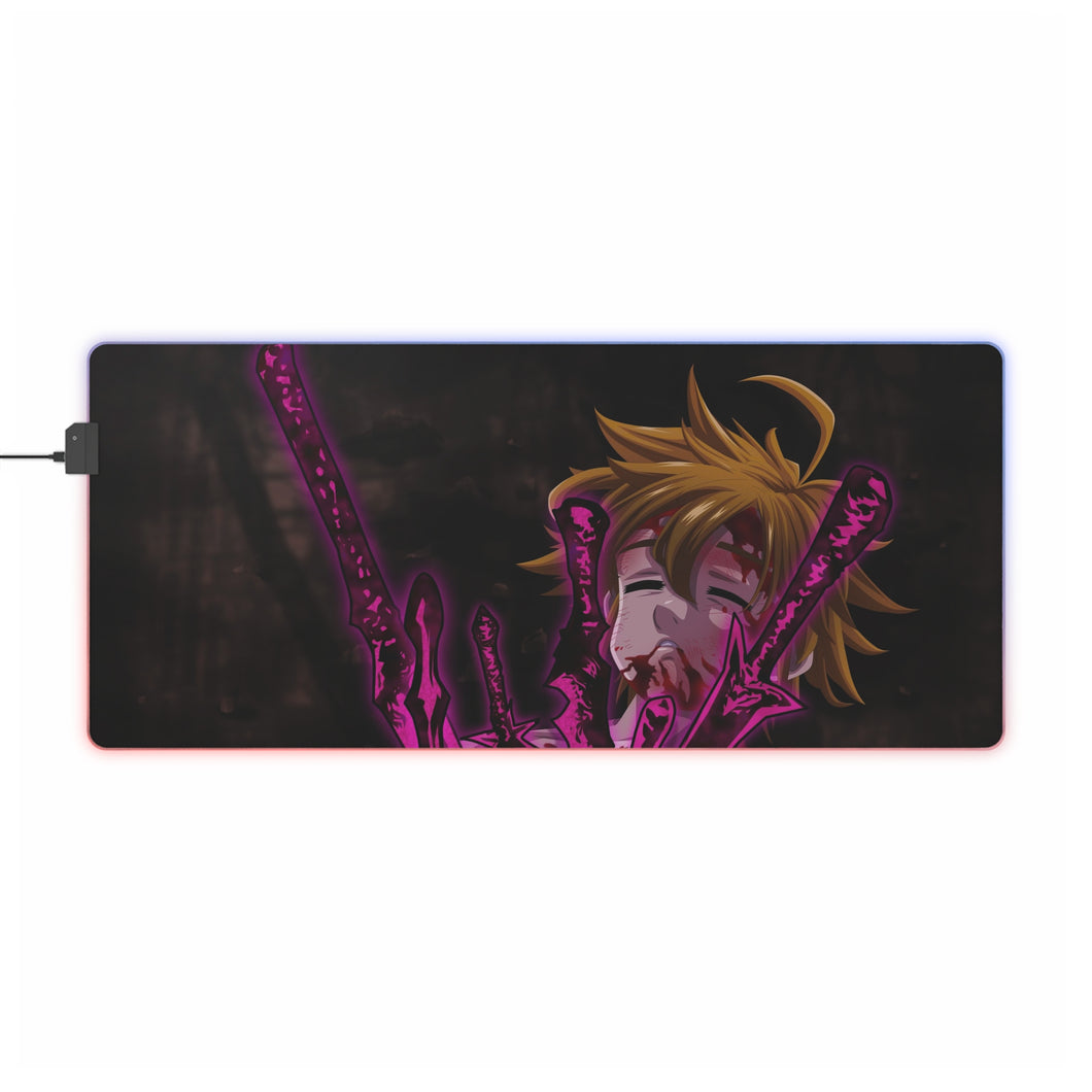 The Seven Deadly Sins Meliodas RGB LED Mouse Pad (Desk Mat)