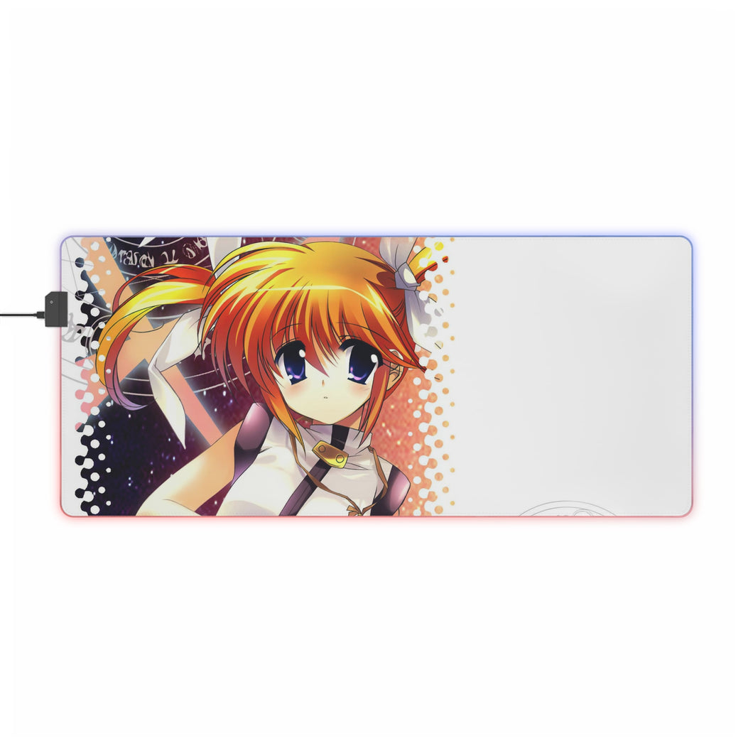 Magical Girl Lyrical Nanoha RGB LED Mouse Pad (Desk Mat)