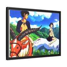 Load image into Gallery viewer, Anime Princess Mononoke Canvas Framed Art Print
