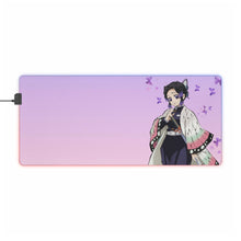 Load image into Gallery viewer, Shinobu Kochou Butterfly RGB LED Mouse Pad (Desk Mat)
