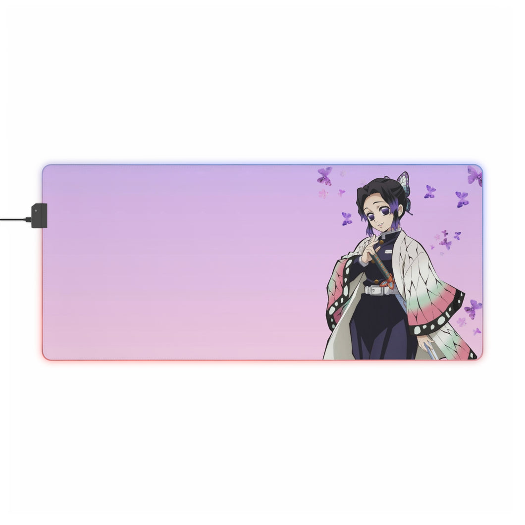 Shinobu Kochou Butterfly RGB LED Mouse Pad (Desk Mat)