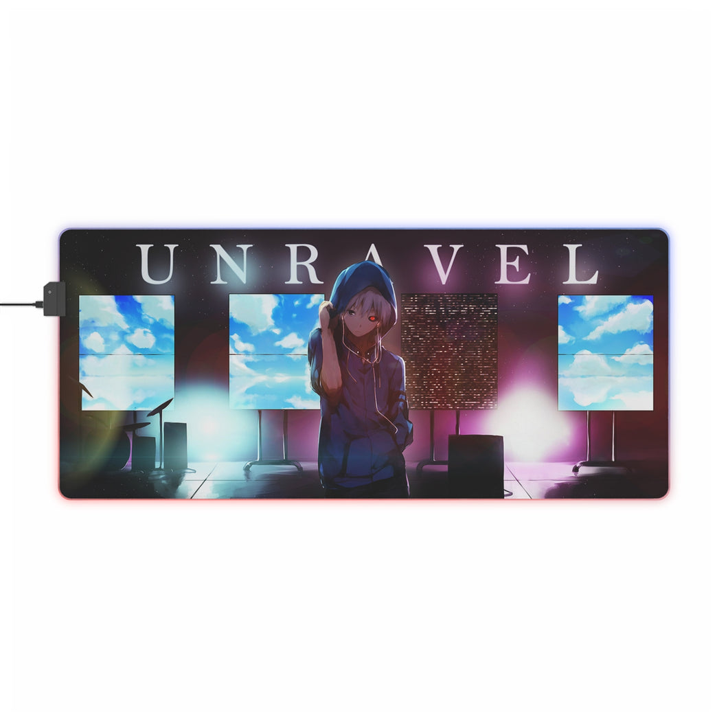 Tokyo Ghoul Ken Kaneki RGB LED Mouse Pad (Desk Mat)