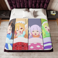 Load image into Gallery viewer, Miss Kobayashi&#39;s Dragon Maid Kanna Kamui, Elma, Kobayashi San Chi No Maid Dragon, Quetzalcoatl, Tohru Sherpa Blanket
