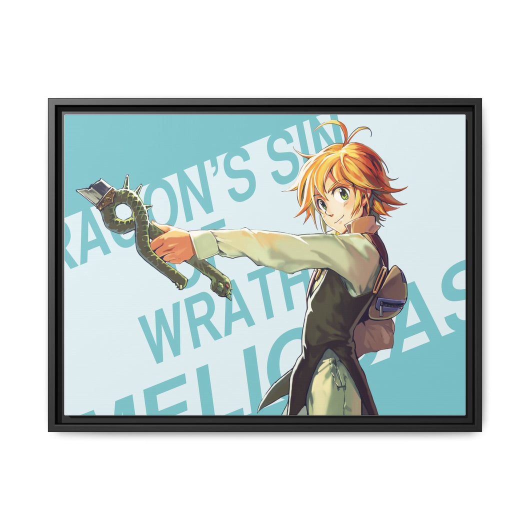 The Seven Deadly Sins Canvas Framed Art Print