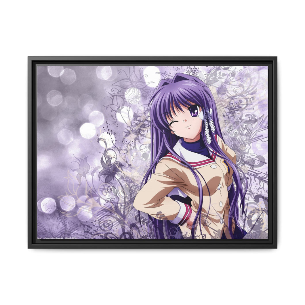 Anime Clannad Canvas Framed Art Print