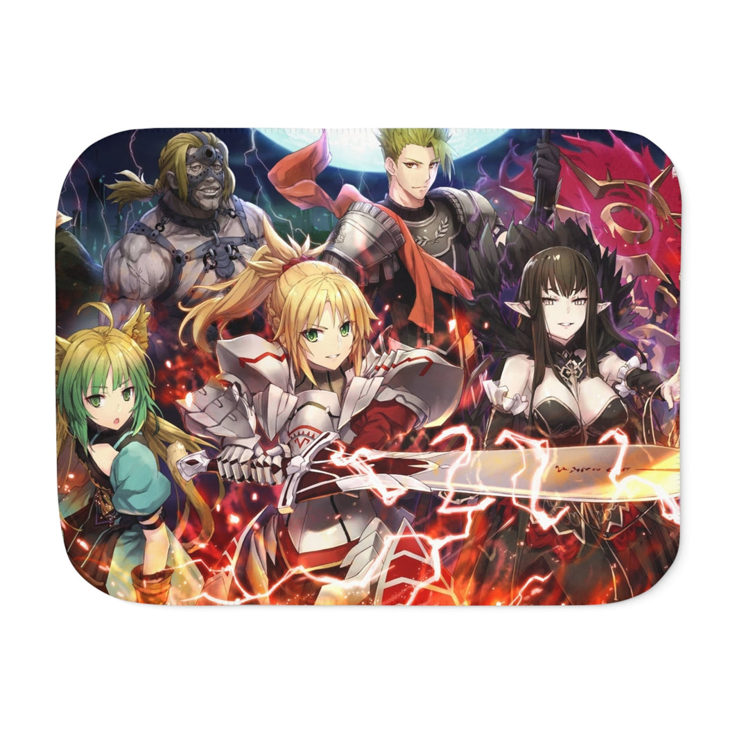 Fate/Apocrypha Saber Of Red Sherpa Blanket