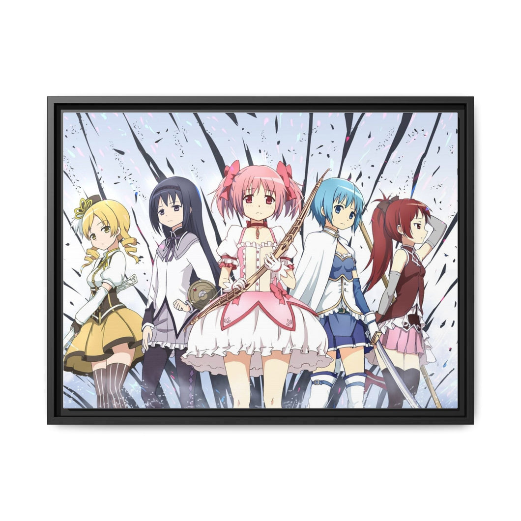 Anime Puella Magi Madoka Magicar Canvas Framed Art Print
