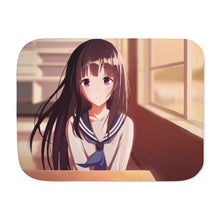 Load image into Gallery viewer, Hyouka Eru Chitanda Sherpa Blanket
