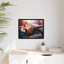 Load image into Gallery viewer, Makise Kurisu Canvas Framed Art Print
