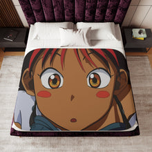 Load image into Gallery viewer, Anime Cowboy Bebopr Sherpa Blanket
