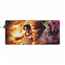 Load image into Gallery viewer, Portgas D. Ace vs Marshall D. Teach RGB LED Mouse Pad (Desk Mat)
