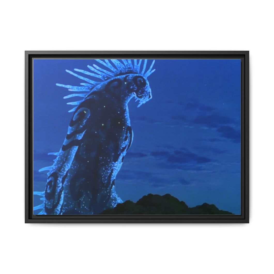 Anime Princess Mononoke Canvas Framed Art Print