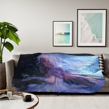 Load image into Gallery viewer, Anime Winter Bride Sherpa Blanket
