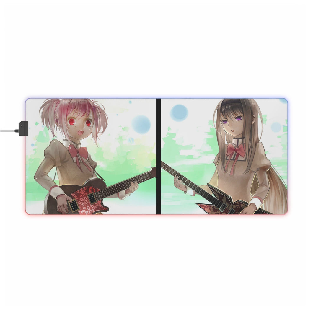 Puella Magi Madoka Magica RGB LED Mouse Pad (Desk Mat)