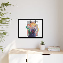 Load image into Gallery viewer, Miss Kobayashi&#39;s Dragon Maid Kobayashi, Kobayashi-san Chi No Maid Dragon, Miss Kobayashi S Dragon Maid, Tohru Canvas Framed Art Print
