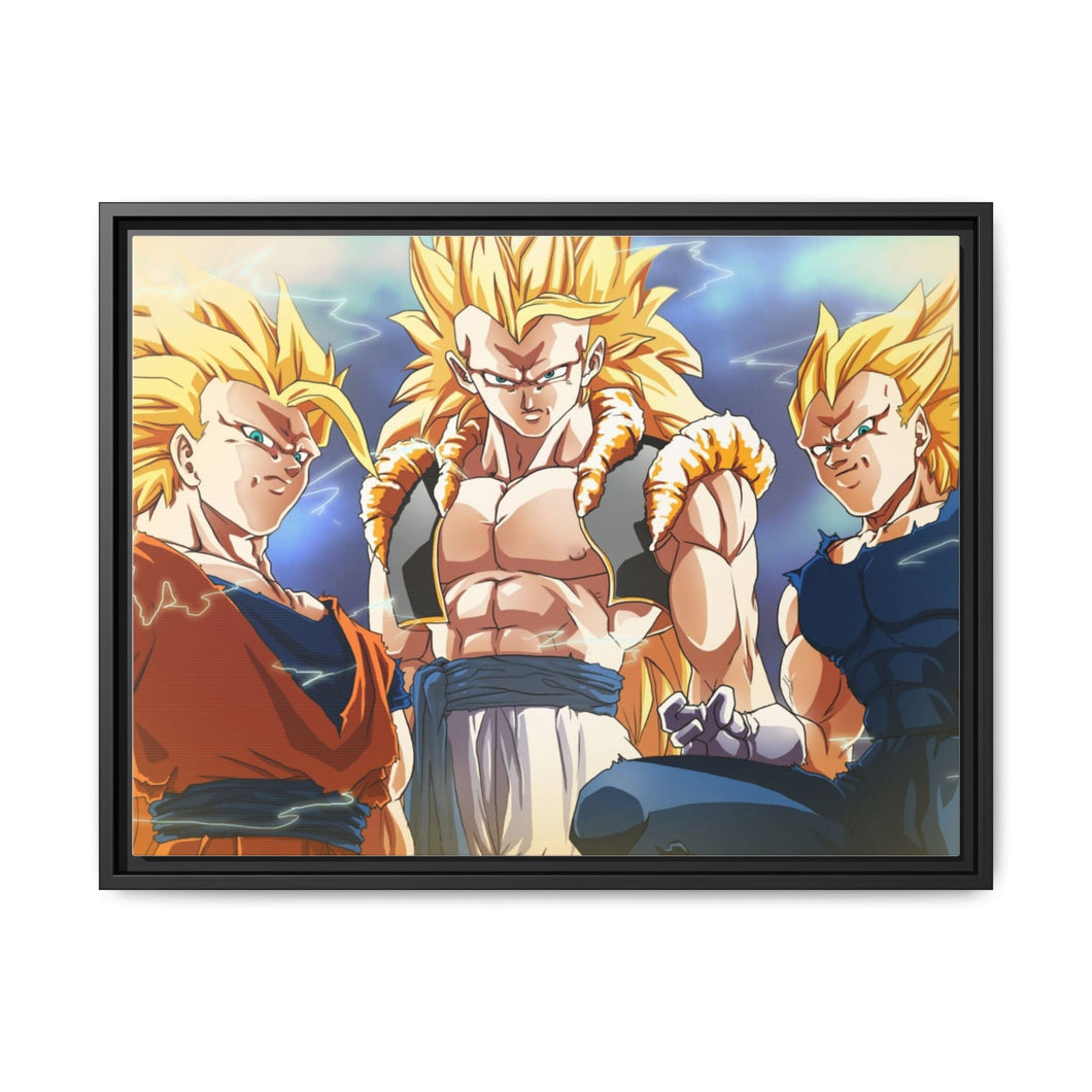 Anime Dragon Ball Z Canvas Framed Art Print