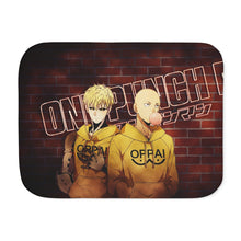 Load image into Gallery viewer, Anime One-Punch Man Sherpa Blanket
