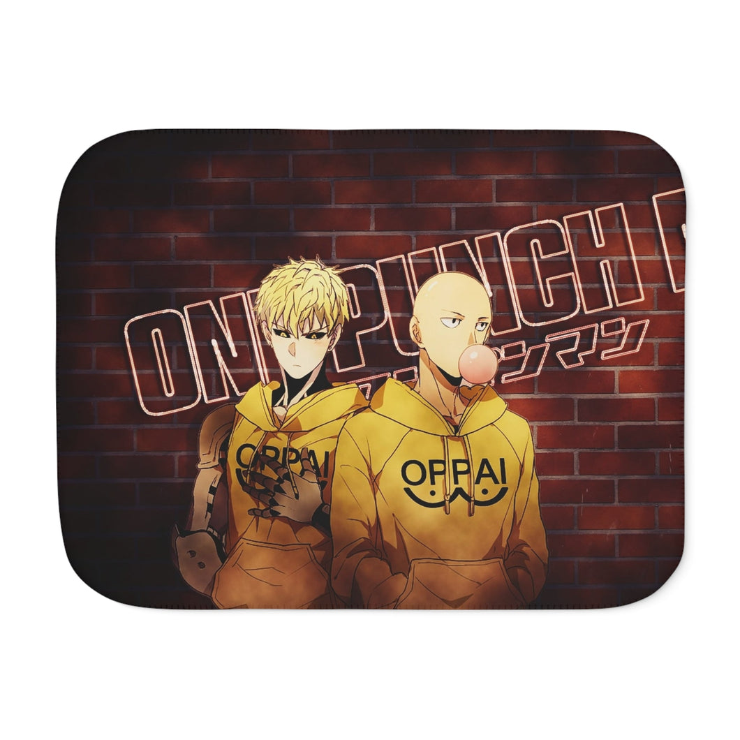 Anime One-Punch Man Sherpa Blanket