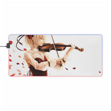 Load image into Gallery viewer, Anime Violinist RGB LED Mouse Pad (Desk Mat)
