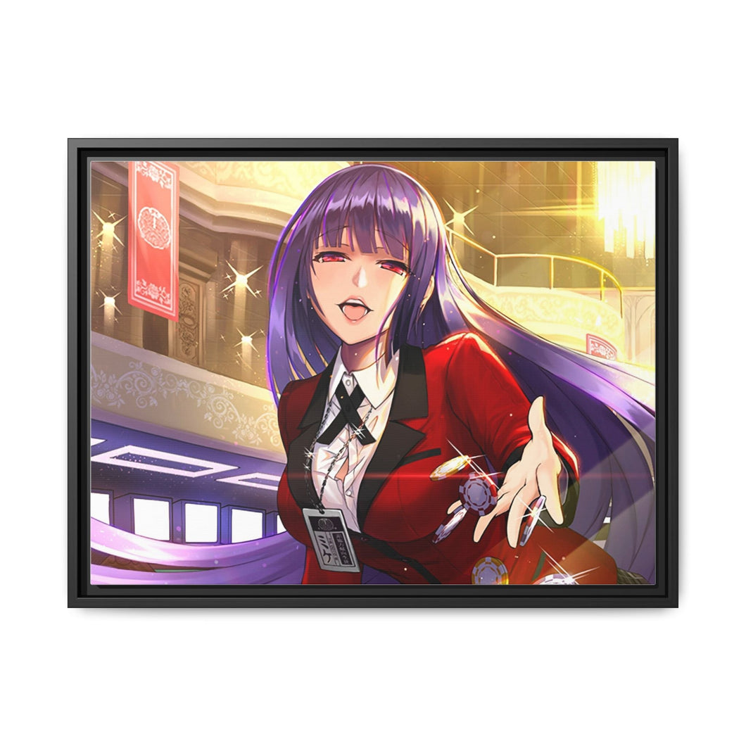 Kakegurui Yumeko Jabami Canvas Framed Art Print