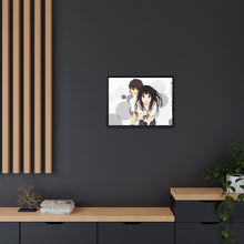 Load image into Gallery viewer, Eru Chitanda  And  Hōtarō Oreki Together Canvas Framed Art Print
