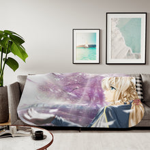 Load image into Gallery viewer, Violet Evergarden Sherpa Blanket
