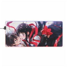 Load image into Gallery viewer, Eru Chitanda  And  Hōtarō Oreki Hugging RGB LED Mouse Pad (Desk Mat)
