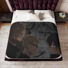 Load image into Gallery viewer, Karasuno´s Crows (Haikyu) Sherpa Blanket
