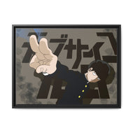 Mob Psycho 100 Shigeo Kageyama Canvas Framed Art Print