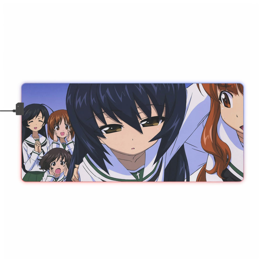 Girls und Panzer RGB LED Mouse Pad (Desk Mat)